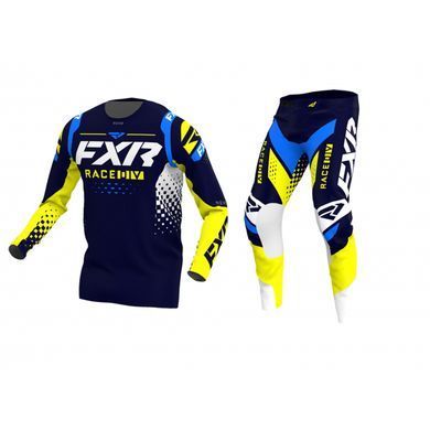 Мотоджерси FXR Revo MX 22-Midnight/White/Yellow XL