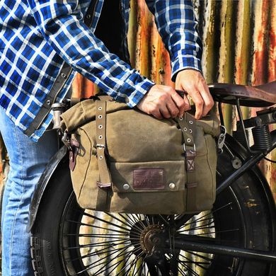 Сумка на хвост Oxford Heritage Panniers Khaki 40L