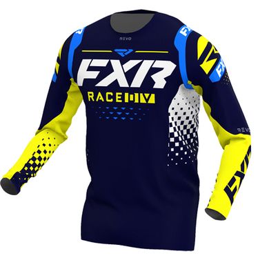 Мотоджерсі FXR Revo MX 22-Midnight/White/Yellow S