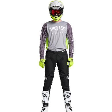 Мото джерсі TLD GP PRO JERSEY BOLTZ SILVER/GLO GREEN XXL