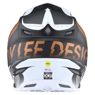 Мото Шолом TLD SE5 Carbon Helmet QUALIFIER WHITE / BRONZE LG