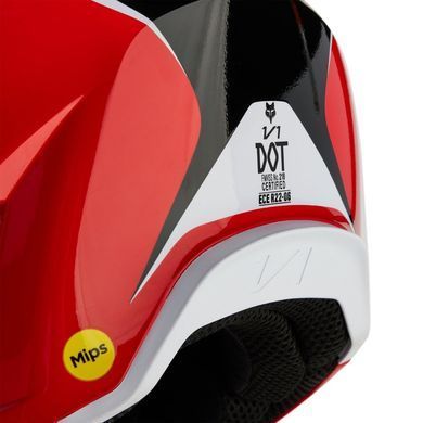 Мотошолом FOX V1 NITRO HELMET Flo Red, M