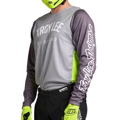 Мото джерсі TLD GP PRO JERSEY BOLTZ SILVER/GLO GREEN XXL