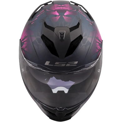 Мотошолом LS2 FF818 Storm 3 Burst Black Pink S