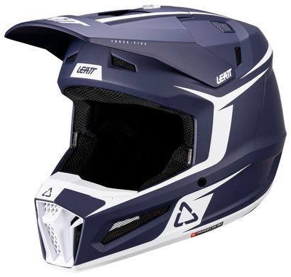 Мотошолом LEATT Moto 3.5 JR Helmet + Goggle Blue YM