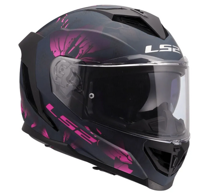 Мотошолом LS2 FF818 Storm 3 Burst Black Pink S