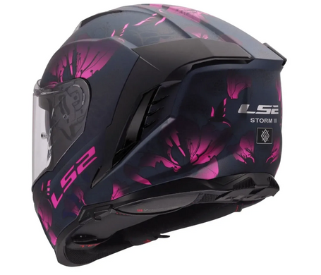 Мотошолом LS2 FF818 Storm 3 Burst Black Pink S