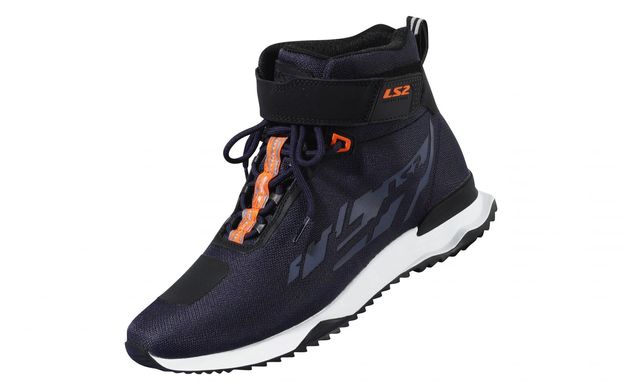 Моточеревики LS2 Acrux Man Boots Dark Blue Hi-Vis Orange 42