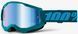 Маска кросова 100% STRATA Goggle II Stone - Mirror Blue Lens One size