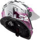 Мотошлем LS2 MX437 Fast EVO Xcode Gloss White Violet S