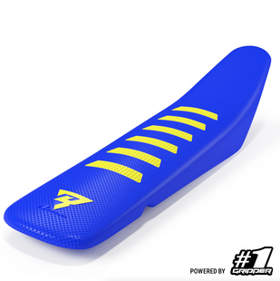Чохол для мотосидіння Onegripper MR74 V2 RIBBED Edition - Blue/Neon Yellow