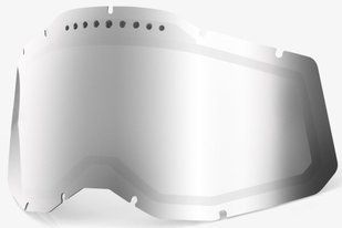 Лінза 100% RC2/AC2/ST2 (Gen.2) Dual Vented Lens [Mirror Silver], Dual Mirror Silver Lens