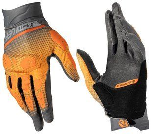 Перчатки LEATT 5.5 X-Flow Adventure Short Glove Orange M (9)