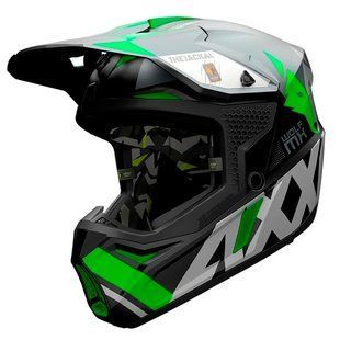 Мотошолом AXXIS WOLF Jackal B6 Matt Green L
