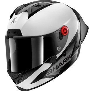 Мотошолом SHARK Aeron-GP Blank SP Carbon White Anthracite M