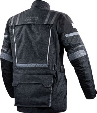 Мотокуртка LS2 Nevada Man Jacket Black Dark Grey XL