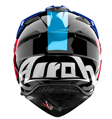 Шолом AIROH BANDIT TUNE blue/red gloss L
