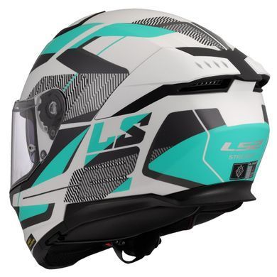 Мотошлем LS2 FF808 Stream 2 Road Cyan Light Grey L