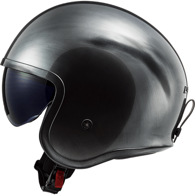 Мотошлем LS2 OF599 Spitfire Jeans Titanium XL