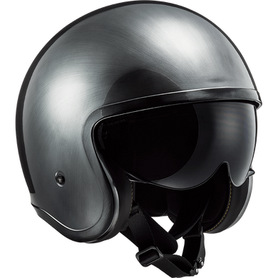 Мотошлем LS2 OF599 Spitfire Jeans Titanium XL