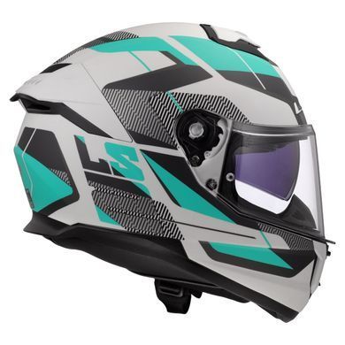 Мотошлем LS2 FF808 Stream 2 Road Cyan Light Grey L