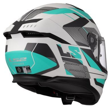 Мотошлем LS2 FF808 Stream 2 Road Cyan Light Grey L