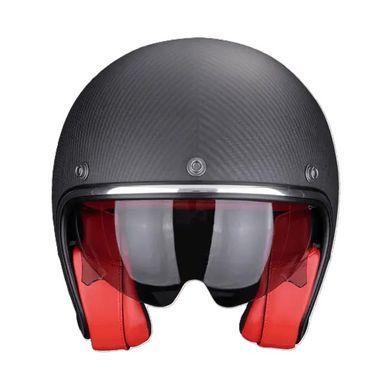 Мотошлем SCORPION BELFAST CARBON EVO Black Red L