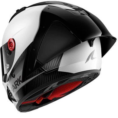Мотошолом SHARK Aeron-GP Blank SP Carbon White Anthracite M