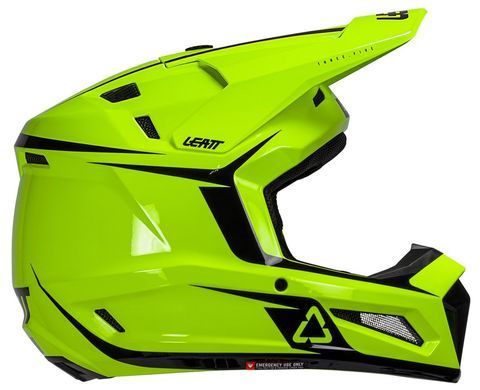 Мотошолом LEATT Moto 3.5 JR Helmet + Goggle Neon Yellow YM