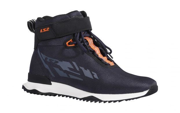 Моточеревики LS2 Acrux Man Boots Dark Blue Hi-Vis Orange 43