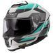 Мотошлем LS2 FF808 Stream 2 Road Cyan Light Grey L