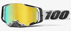 Маска кроссовая 100% ARMEGA Goggle Atmos - Mirror Gold Lens, Mirror Lens