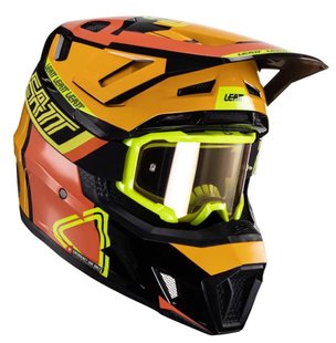 Мотошлем LEATT Helmet Moto 7.5 + Goggle Citrus L