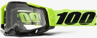 Окуляри 100% RACECRAFT 2 Neon Yellow - Clear Lens, Clear Lens