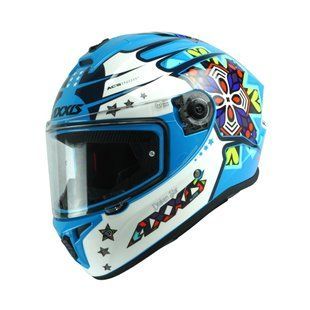 Мотошолом AXXIS DRAKEN S Star C17 Matt Blue XL
