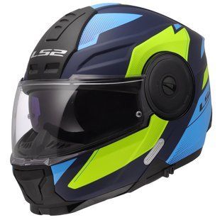 Мотошолом LS2 FF902 Scope 2 Duria Blue Hi-Vis Yellow L