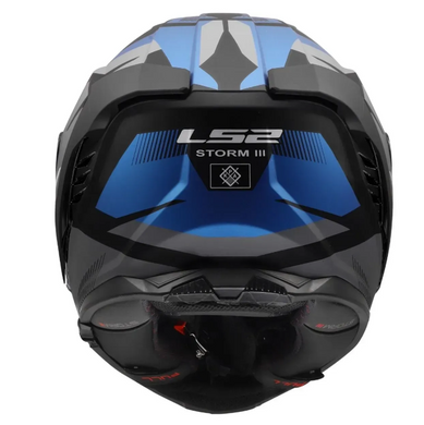 Мотошолом LS2 FF818 Storm 3 Komai Black Blue L