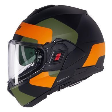 Мотошолом Nolan N120-1 OMOCROMO Black-Orange