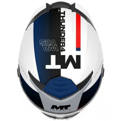 Мотошлем MT THUNDER 4 SV WAVES A17 Gloss XS