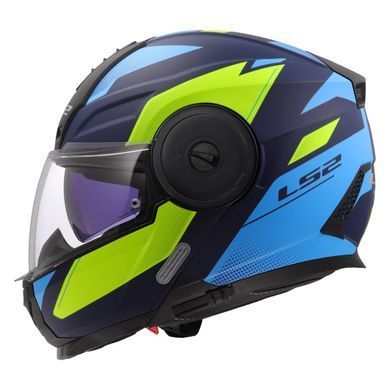 Мотошолом LS2 FF902 Scope 2 Duria Blue Hi-Vis Yellow L