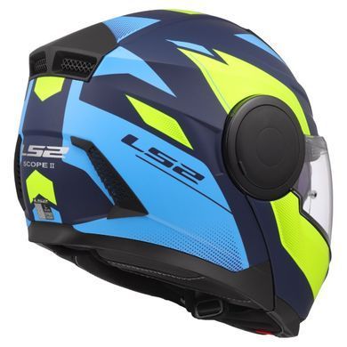 Мотошолом LS2 FF902 Scope 2 Duria Blue Hi-Vis Yellow L