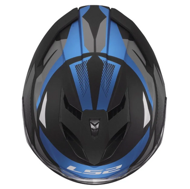 Мотошолом LS2 FF818 Storm 3 Komai Black Blue L