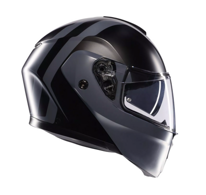Мотошолом AGV STREETMODULAR (E2206) RESIA matt black/grey L