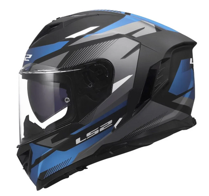 Мотошолом LS2 FF818 Storm 3 Komai Black Blue L