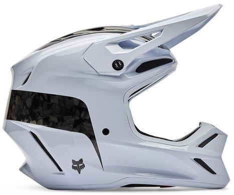 Мотошолом FOX V3 RS Helmet FRACTURE White L