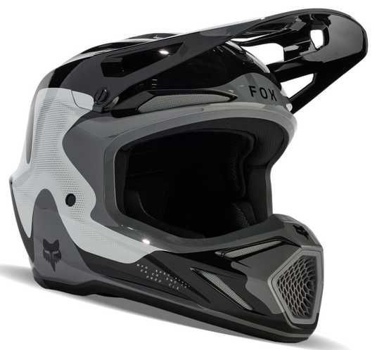 Мотошолом FOX V3 REVISE HELMET Black, L - купить Мотошолом FOX V3