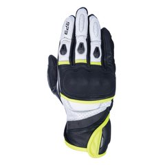 Мотоперчатки Oxford RP-3 2.0 MS Short Sports Glove Black / White / Fluo S