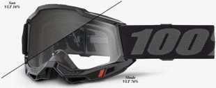 Маска кросова 100% Accuri 2 OTG/UTV/ATV DESERT Goggle Black - Photochromic Lens One size