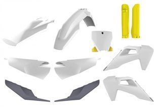 Пластик Polisport MX kit - Husqvarna (19-) White/Yellow Husqvarna