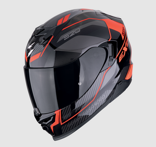 Мотошолом SCORPION EXO-520 EVO AIR LENA black red L